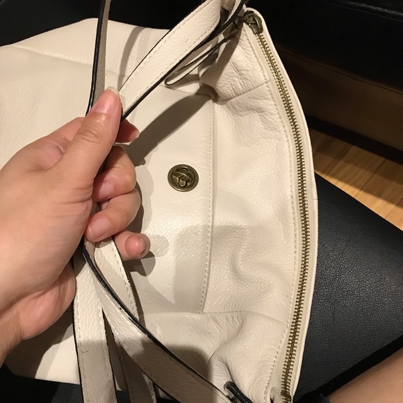 Elliot Lucca Bucket Pebbled Leather Messenger Crossbody Vintage coquette western - Picture 3 of 10